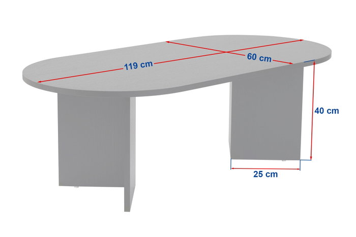 Nordure Mesa de Centro Roble Zafiro y Negro, Tablero de 18mm de Partículas Melaminadas, Elegante y Funcional